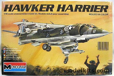 Monogram 1/48 Hawker AV-8A Harrier - US Marines or RAF, 5420 plastic model kit